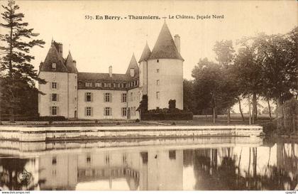 CPA Berry Thaumiers le chateau Facade Nord