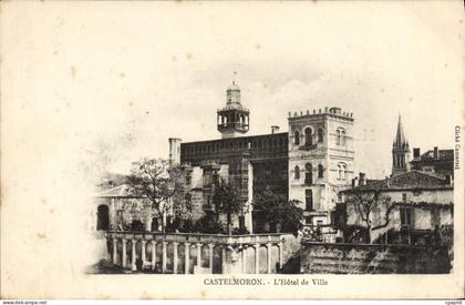 CPA Castelmoron L'hotel de ville