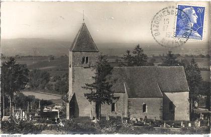 CPSM Bazoches-en-Morvan Eglise Saint-Aubin des Chaumes
