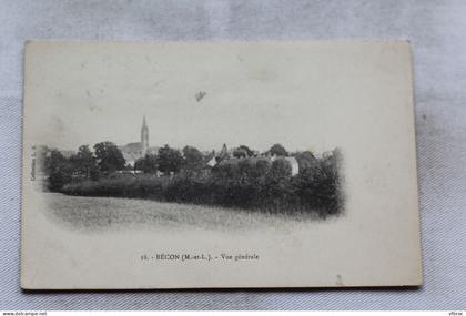 Bécon, vue générale, Maine et Loire 49