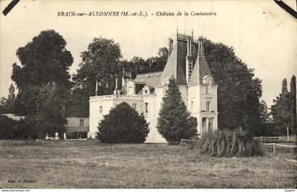CPA Brion sur Allonnes Chateau de la Coutanciere