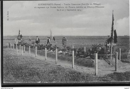 Courgivaux - Tombe commune