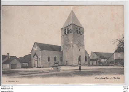 1 cpa Pont la Ville