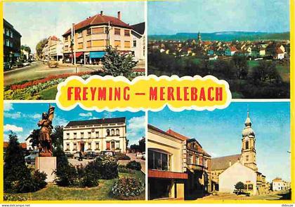 Carte Postale - 57 - Merlebach - Freyming - Multivues - Automobiles - Flamme Postale de Flamme Postale de  - CPM - Voir