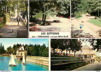 Carte Postale - 58 - Les Settons - Le Lac des Settons - Multivues - Voile - Mini golf - Flamme Postale de Montsauche les