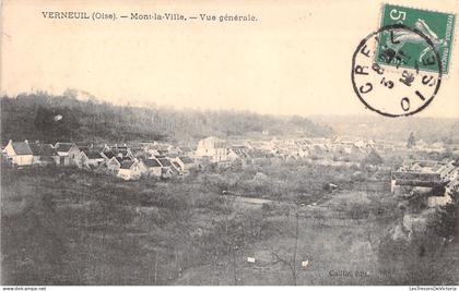 FRANCE - verneuil - mont la ville - vue générale - carte postale ancienne
