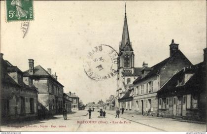 CPA Ribécourt Dreslincourt Oise, Rue de Paris