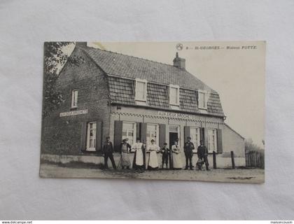 CARTE POSTALE ANCIENNE CPA POSTCARD POST CARD ST GEORGES LE PARCQ HESDIN AUX DEUX BROCHETS MAISON POTTE