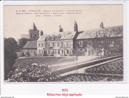 WIMILLE: maison de fammille, villa saint-claire, rue de l'église eau de source - Très bon état