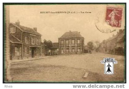 62 Auchy-les-Hesdin - AUCHY-les-HESDIN (P.de.C) - La Gare - cpa
