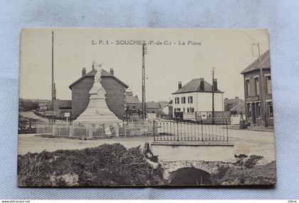 Souchez, la place, Pas de Calais 62