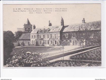 WIMILLE: maison de fammille, villa saint-claire, rue de l'église eau de source - très bon état