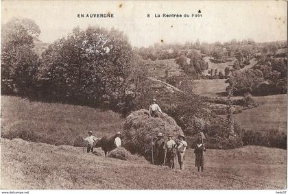 En Auvergne - La Rentrée du Foin