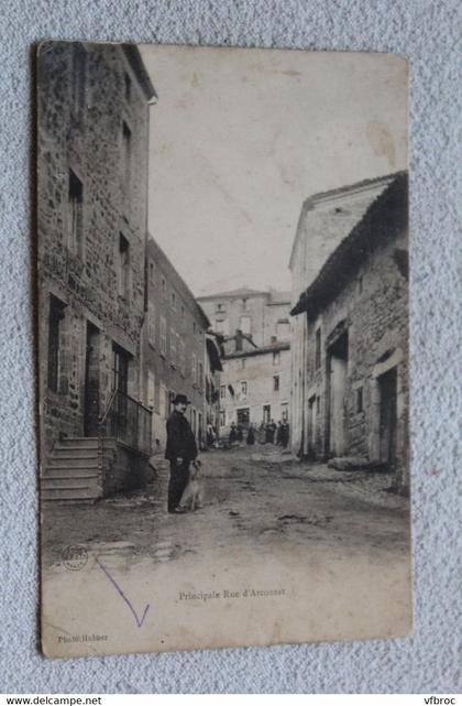 Principale rue d' Arconsat, Puy de Dôme 63