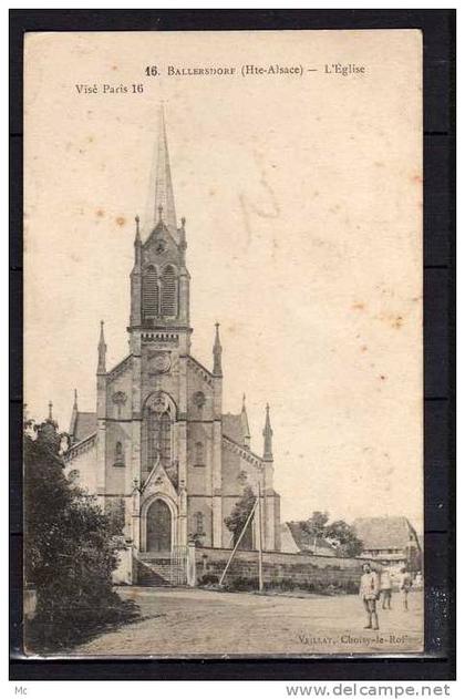 68 - Ballersdorf (Hte-Alsace) - L'Eglise - Visé Paris 16