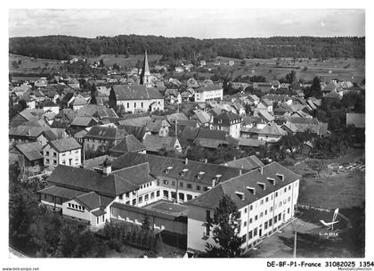 DE-BFP1-0678-68 - HIRSINGUE - En avion au-dessus - Le couvent des capucins