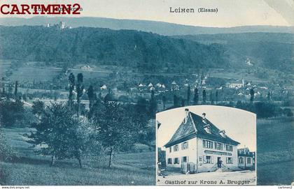 LEIMEN LEYMEN RUINE LANDSKRON GASTHOF ZUR KRONE A. BRUGGER MULTIVUES