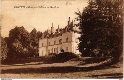 CPA OUROUX - Chateau de Grosbois (692999)