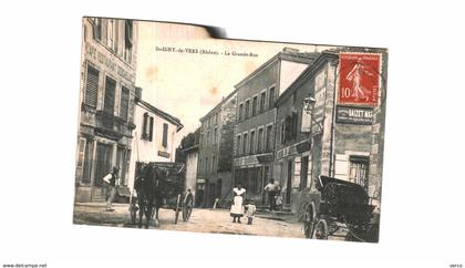 Carte Postale Ancienne de SAINT IGNY DE VERS-La Grande Rue