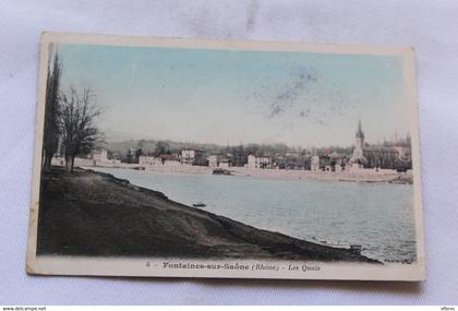 Fontaines sur Saône, les quais, Rhône 69