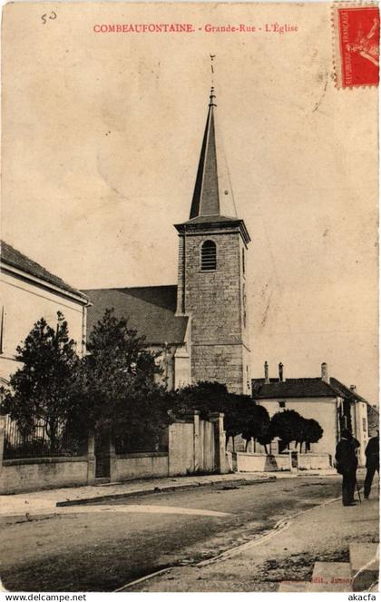 CPA Combeaufontaine - Grande-Rue - Église (636517)