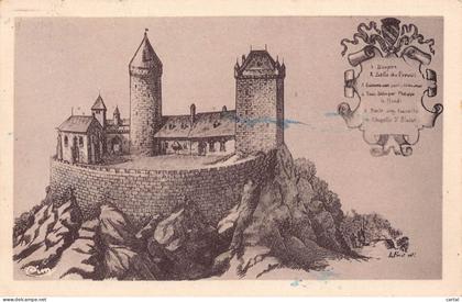 70 - FAUCOGNEY - Le château avant 1674