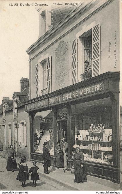 72 - SARTHE - SAINT-DENIS D'ORQUES - Maison RODANGE, épicerie, mercerie - superbe 10344
