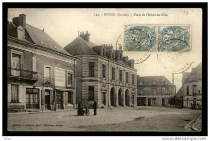 72 Noyen-sur-Sarthe mairie hotel de ville D72D K72179K C72223C RH072917