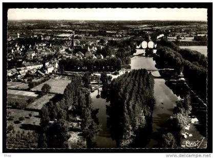 72 Noyen-sur-Sarthe vue aerienne D72D K72179K C72223C RH072924