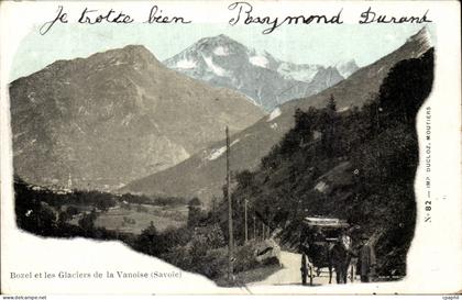 CPA Bozel et les glaciers de la vanoise