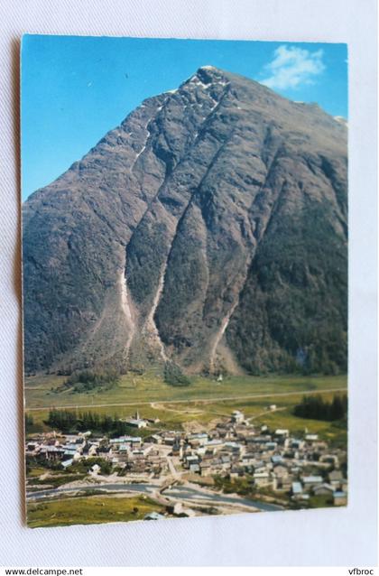 Cpm 1976, Bessans, vue générale et la pointe de Tierce, Savoie 73