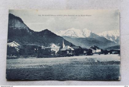 Saint Martin sur Arve et le Mont Blanc, Haute Savoie 74