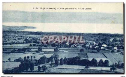 Sciez - Vue Generale et le Lac Leman - CPA
