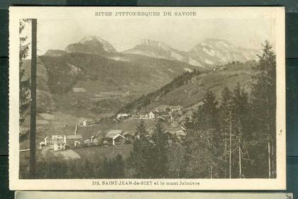 Saint Jean de Sixt et le mont Jalouvre   du41