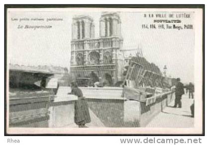 75 Paris Les métiers Le Bouquiniste parisiens, metier bouquiniste, eglise petits metie D75D K75056K C75056C RH010106