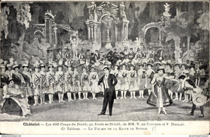 CPA Paris I, Théâtre du Châtelet, Les 400 Coups du Diable, De Cottens, V. Darlay