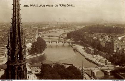 CPA Paris IV Ile de la Cité, Blick von Notre-Dame