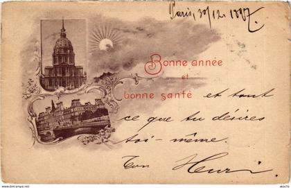 CPA Bonne Année et Bonne Santé de Paris (300202)