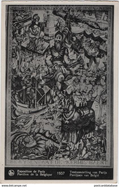 Exposition de Paris Pavillon de la Belgique Tentoonstelling van Parijs Paviljoen van België