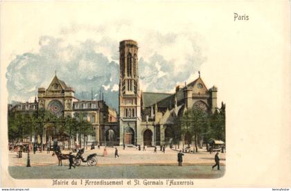 Paris - Mairie du I Arrondissement - Litho