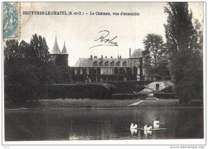 Carte Postale Ancienne de BRUYERES le CHATEL
