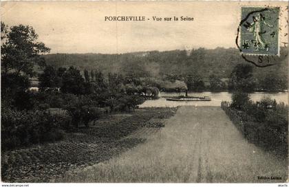 CPA Porcheville vue sur la Seine (1460223)