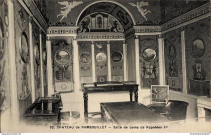 CPA Rambouillet Yvelines, Schloss, Salle de bains de Napoleon Ier