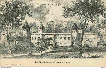Carte Postale - 78 - Le Raincy - Le Raincy Historique - Le Chenil dans le Parc du Raincy - Art Peinture Gravure - CPA -