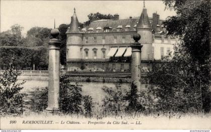 CPA Rambouillet Yvelines, Schloss, Perspective du Cote Sud