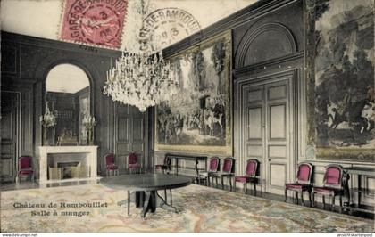 CPA Rambouillet Yvelines, Schloss, Speisesaal
