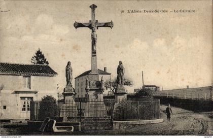 L'Absie CPA le calvaire