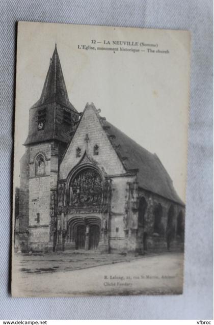 La Neuville, l'église, Somme 80