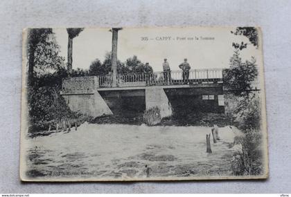 Cappy, pont sur la Somme, Somme 80