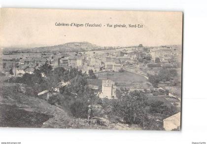 CABRIERES D'AIGUES - Vue générale - état